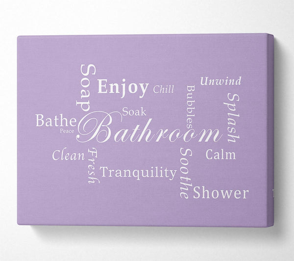 Bathroom Quote Bathroom Tranquility Lilac