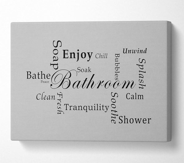 Bathroom Quote Bathroom Tranquility Grey