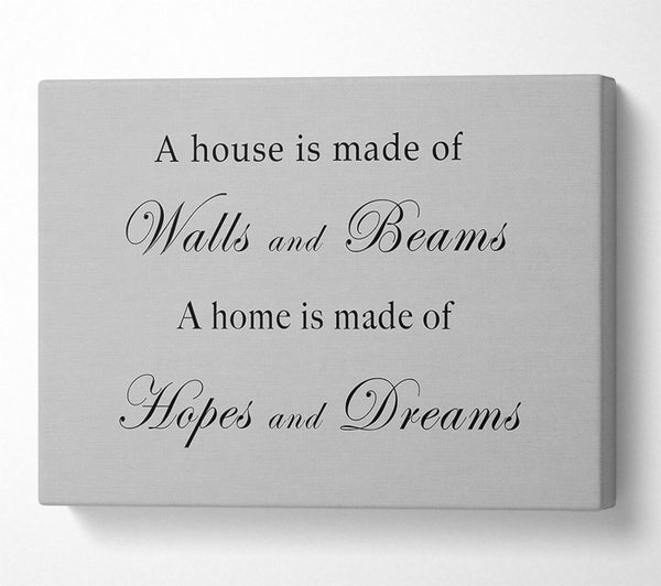 Home Quote Walls n Beams Hopes n Dreams Grey