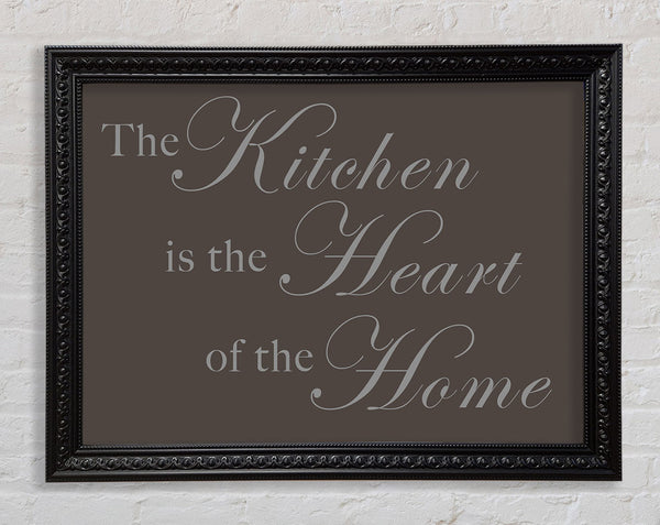 Kitchen Quote The Kitchen Is The Heart Of The Home Chocolate