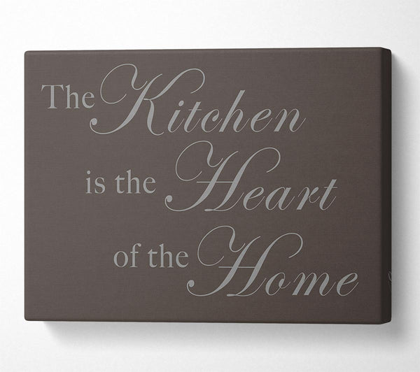 Kitchen Quote The Kitchen Is The Heart Of The Home Chocolate