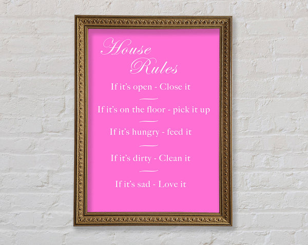 House Rules 2 Vivid Pink