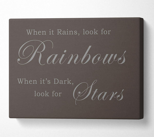 When It Rains Look For Rainbows Chocolate