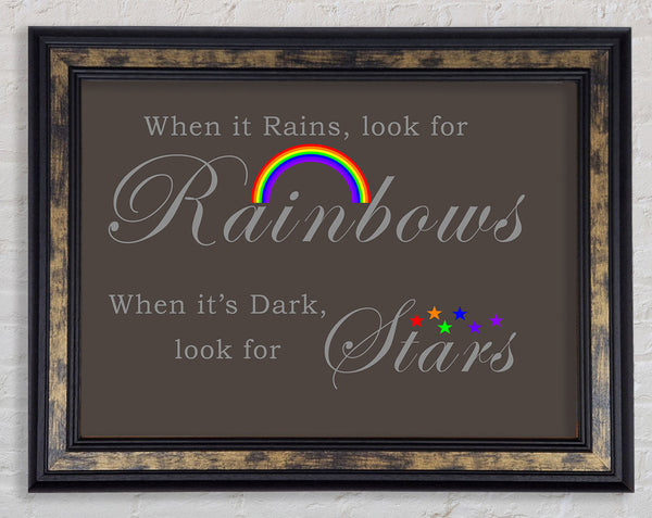 When It Rains Look For Rainbows 2 Chocolate