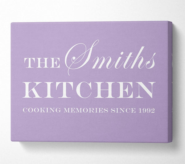 Kitchen Quote Your Family Name And Date Kitchen Lilac