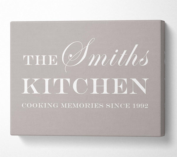 Kitchen Quote Your Family Name And Date Kitchen Beige