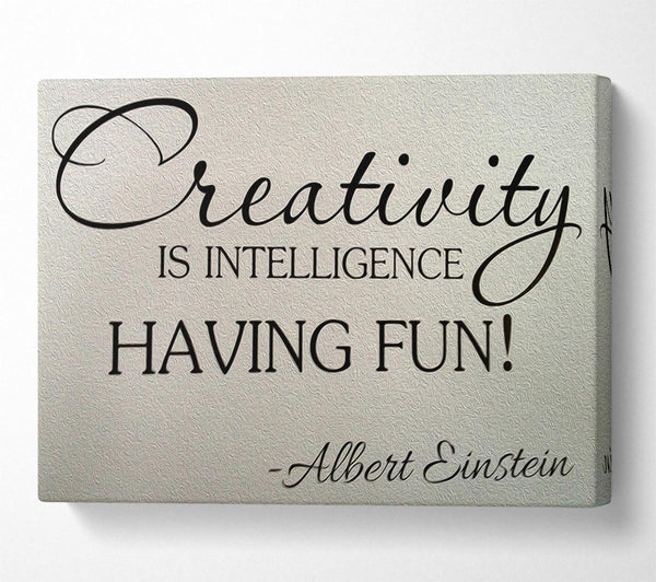 Motivational Quote Albert Einstein Creativity Is Intelligence