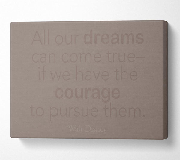 Walt Disney All Our Dreams Beige