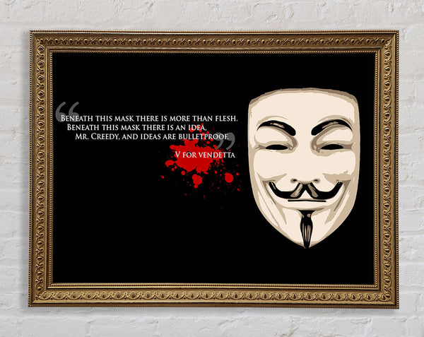 Motivational Quote V For Vendetta