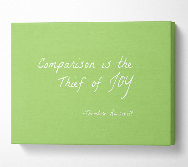 Theodore Roosevelt Comparison Is The Thief Of Joy Lime Green