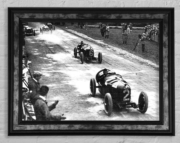 Vintage Formula One Crowd