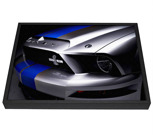 A picture of a Shelby Mustang Grill framed canvas print sold by Wallart-Direct.co.uk