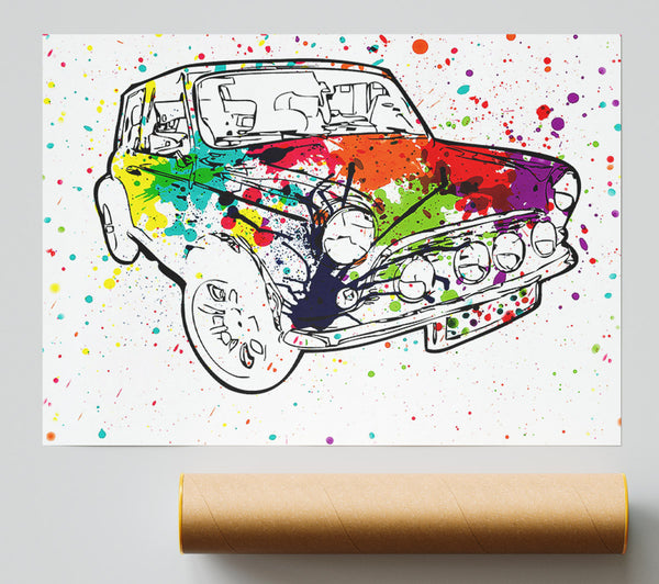 Mini Rainbow Paint Splat