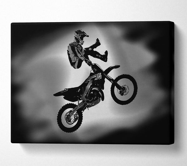 Free Style Motorcross B n W