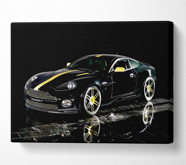 Aston Martin Db9 Black And Yellow