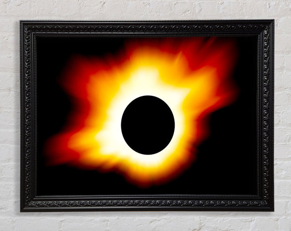 Blazing Sun Behind The Eclipse