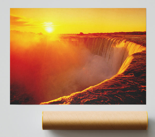 Sunsets Over Niagara Falls