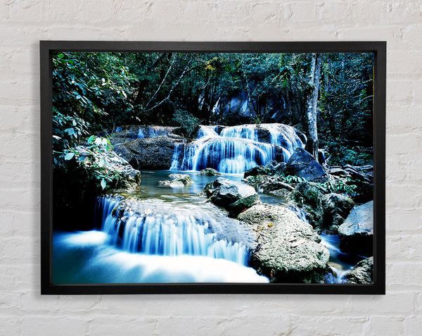 Rocky Waterfall Woodland