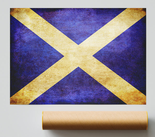 Scottish Grunge Flag