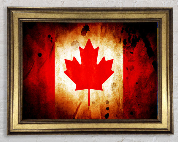 Canadian Flag Grunge