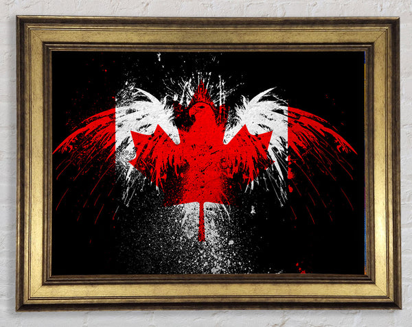 Canadian Eagle Flag