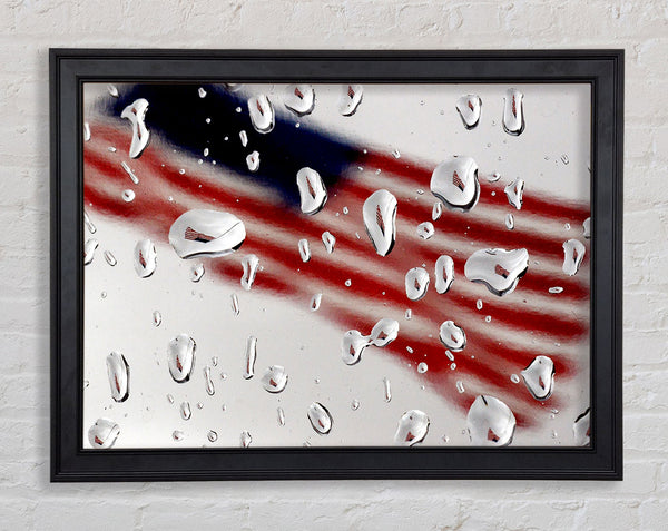 American Flag Droplet