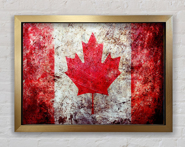 Canada Flag Grunge