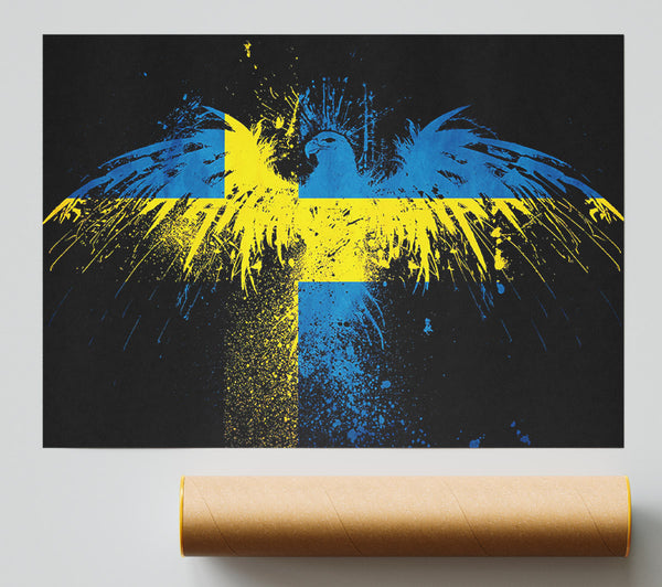 Swedish Flag Eagle