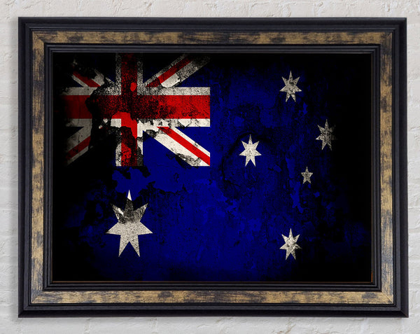 Australian Flag Grunge