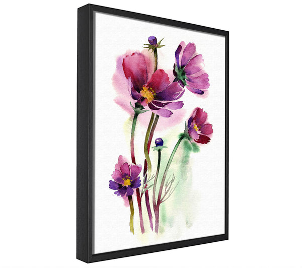 A picture of a Wild Flower Beauty framed canvas print sold by Wallart-Direct.co.uk