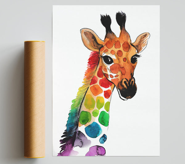 Rainbow Giraffe