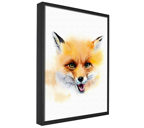 A picture of a Cheeky Fox framed canvas print sold by Wallart-Direct.co.uk