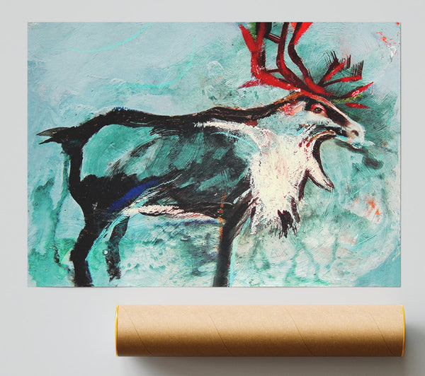 Reindeer Painting