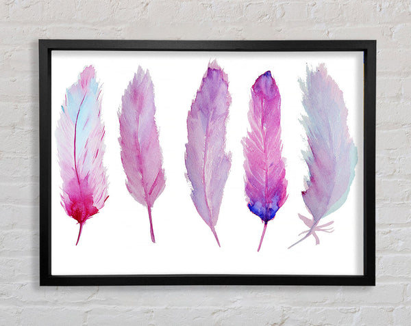 Pink Indian Feathers 1