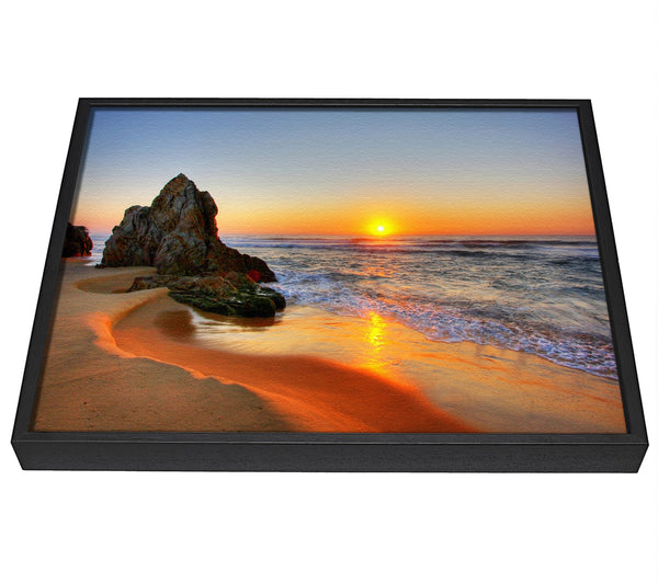 A picture of a Sculptures Of The Ocean framed canvas print sold by Wallart-Direct.co.uk