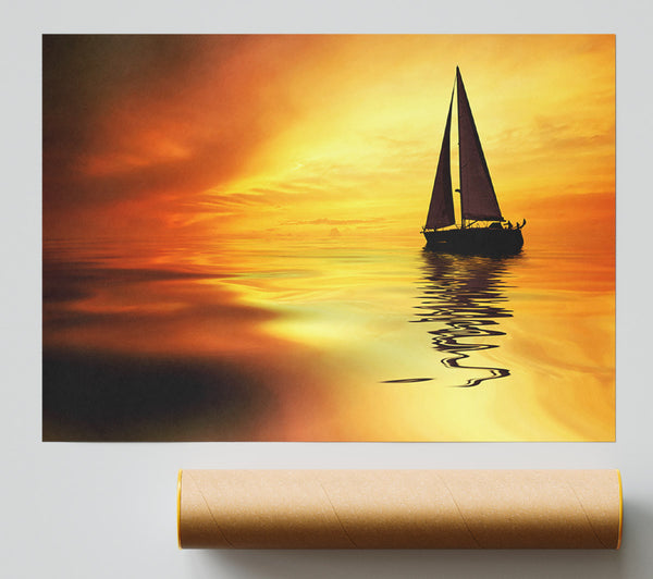 Sailboat Sunset 1