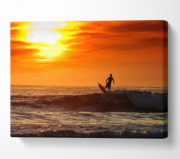 Sunset Surfing