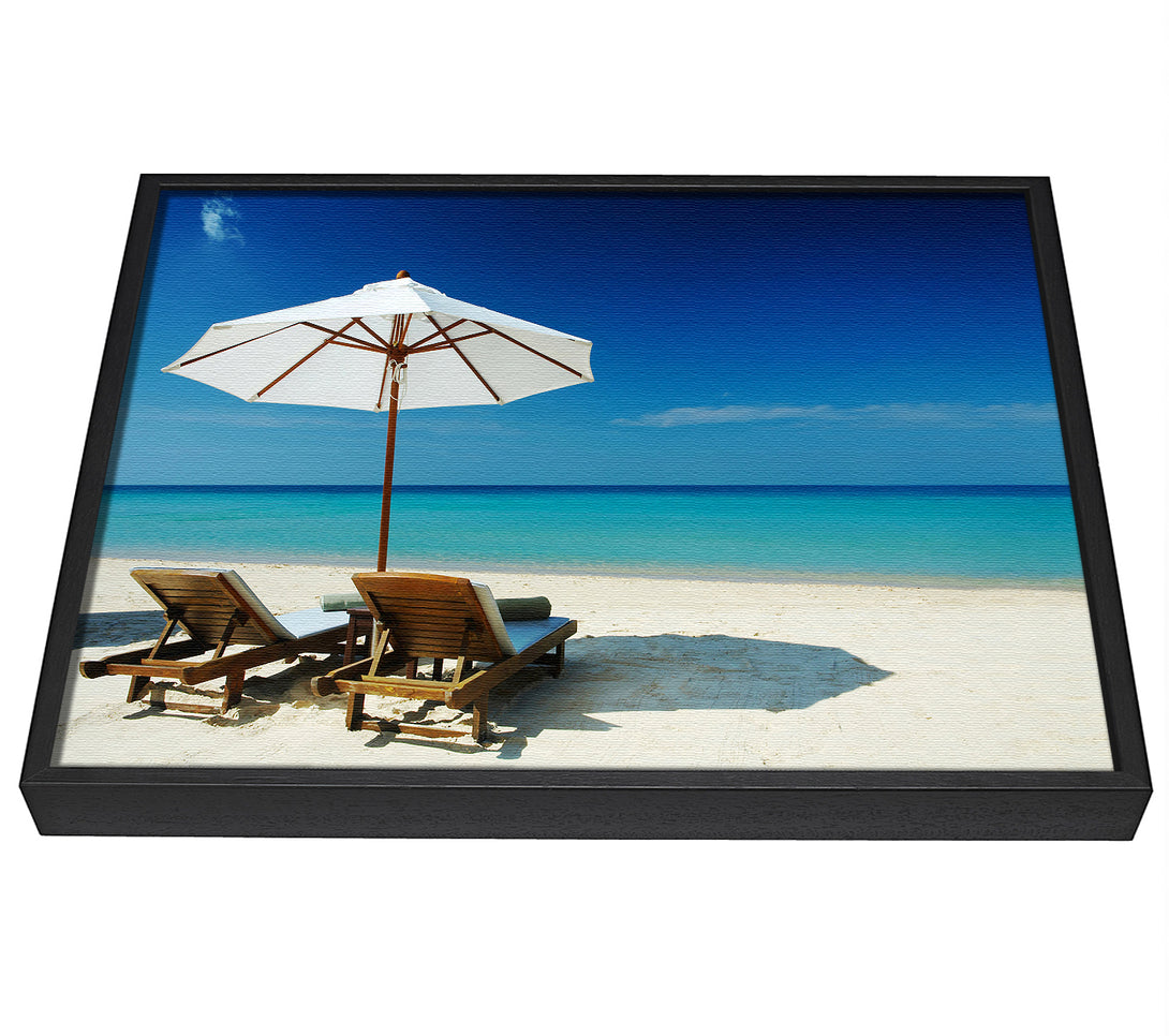 A picture of a Heaven On Earth framed canvas print sold by Wallart-Direct.co.uk