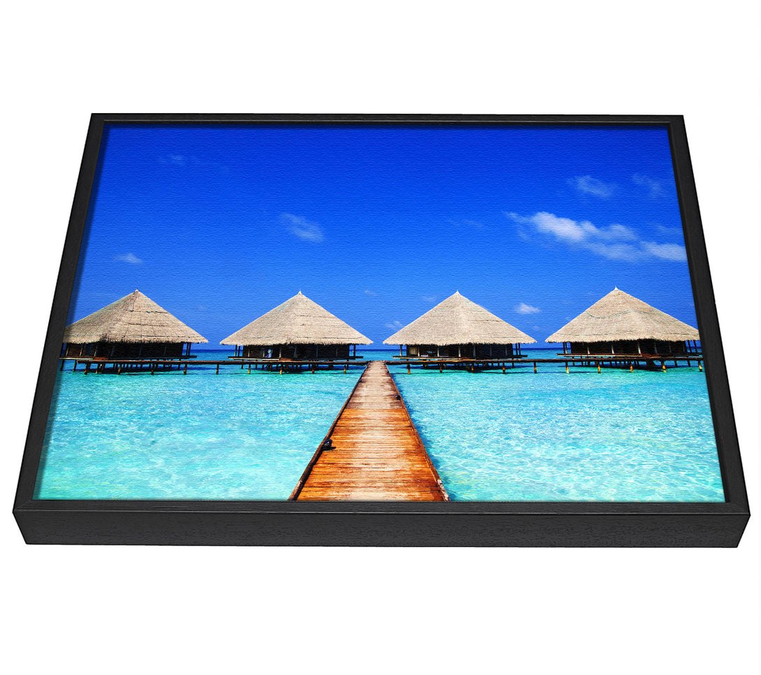 A picture of a Lovers Retreat framed canvas print sold by Wallart-Direct.co.uk