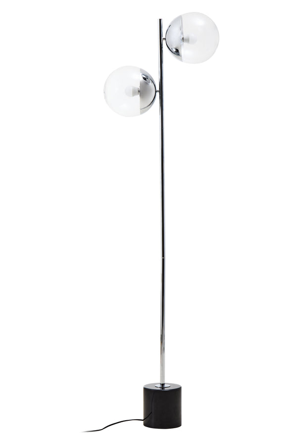 Modern Silver Metal Table Lamp