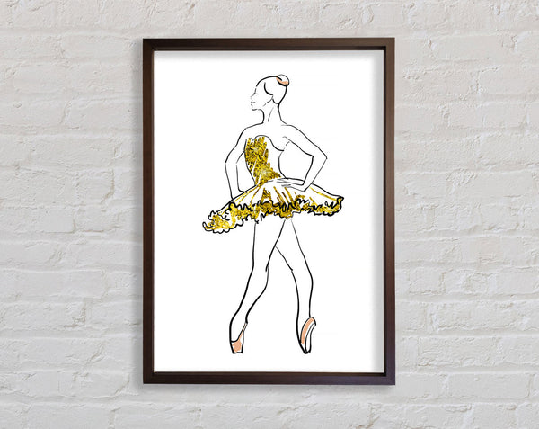 Golden Pink Ballerina 1