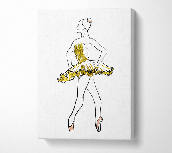 Golden Pink Ballerina 1