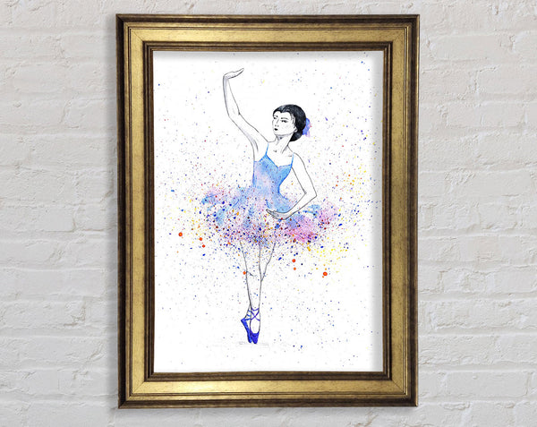 Blue Pink Ballerina 5