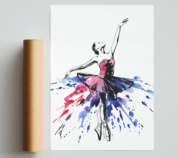 Blue Pink Ballerina 8