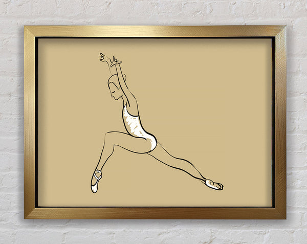 Beige White Ballerina 5