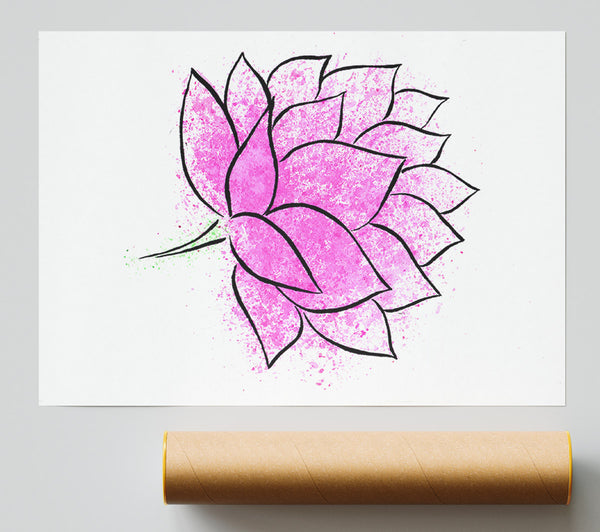 Pink Lotus Flower 1