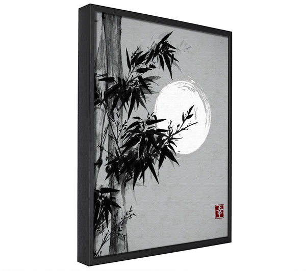 A picture of a Chinese Bamboo 4 framed canvas print sold by Wallart-Direct.co.uk