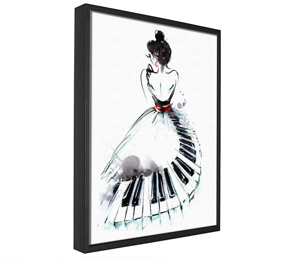 A picture of a Musical Taste framed canvas print sold by Wallart-Direct.co.uk