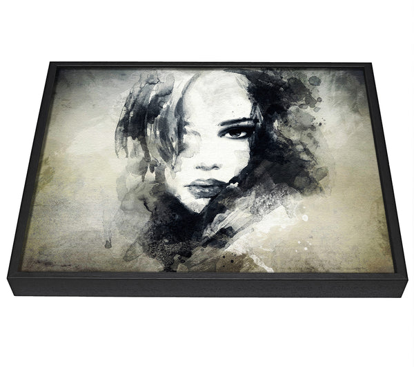 A picture of a Beauty And Style framed canvas print sold by Wallart-Direct.co.uk