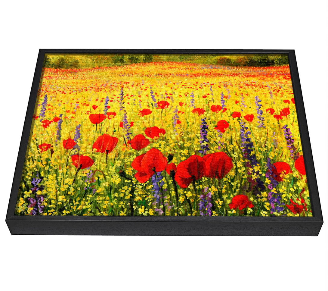 A picture of a Poppy And Larkspur Magic framed canvas print sold by Wallart-Direct.co.uk